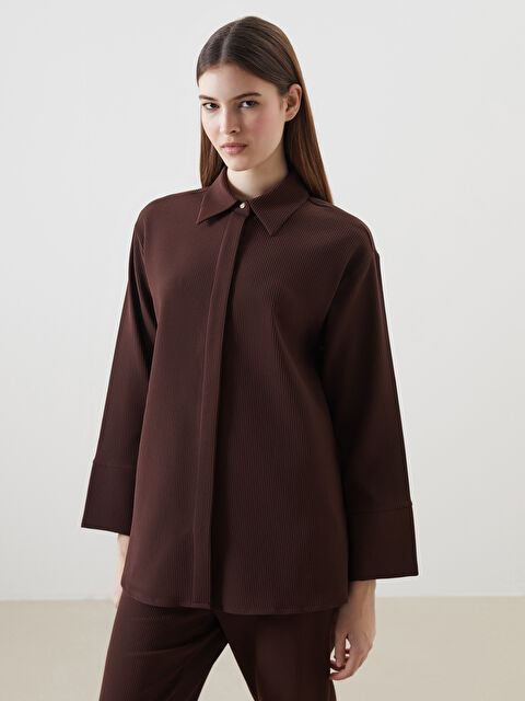 LCW Modest Kadın Gömlek Tunik - S5LF82Z8-DJ7