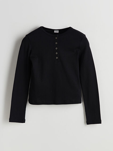 LCW Kids Bisiklet Yaka Kız Çocuk Tişört - S5LF85Z4-CVL