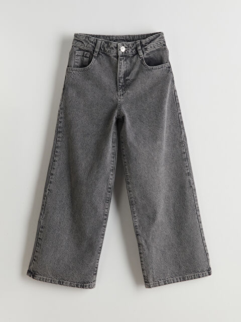 LCW Kids Wideleg Kız Çocuk Jean Pantolon