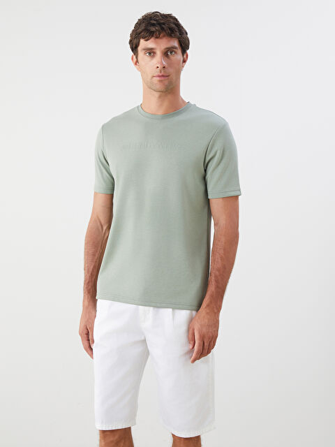 LCWAIKIKI Classic Crew Neck Printed Men's T-Shirt - S5LG20Z8-YVQ