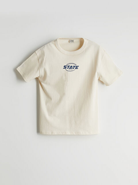 LCW Kids Crew Neck Boys' T-Shirt - S5LH02Z4-FT0