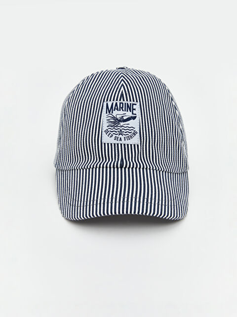 LCW ECO Yazı Nakışlı Erkek Kep Şapka - S5LH84Z8-LGS