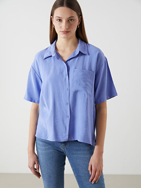 LCWAIKIKI Classic Loose Fit Kadın Gömlek - S5LH92Z8-KYN