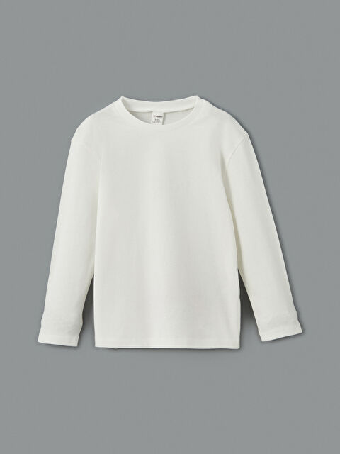 LCW Kids Bisiklet Yaka Erkek Çocuk Tişört - S5LI89Z1-R9J