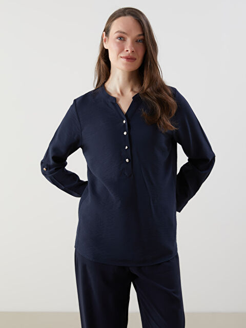 LCW Grace Kaçık Yaka Kadın Bluz - S5LJ06Z8-E1J