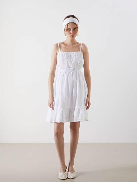 LCW Vision Strappy Fitted Waist Mini Dress