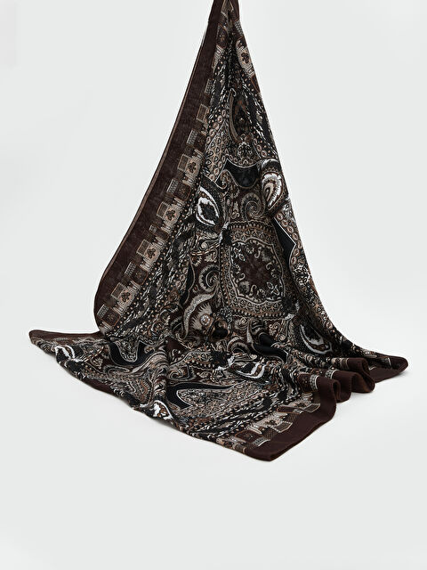 LCW Modest Desenli Vual Kadın Şal