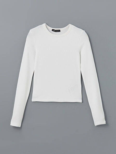 LCW Modest Bisiklet Yaka Kadın Body - S5LL91Z8-Q6K