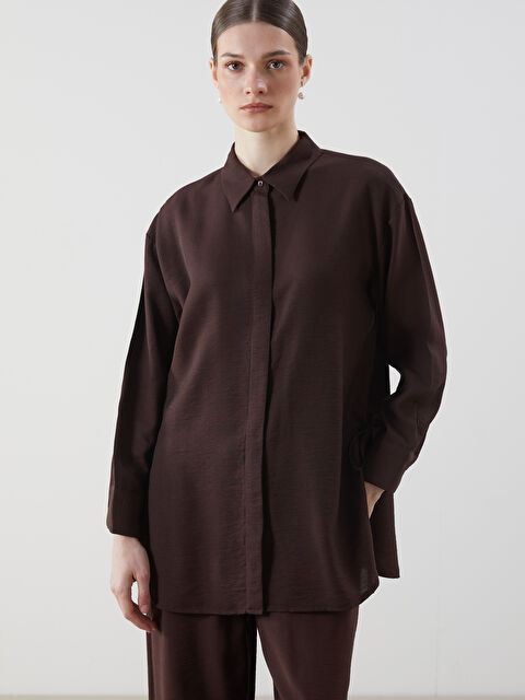 LCW Modest Loose Fit Kadın Gömlek Tunik - S5LN14Z8-D7V