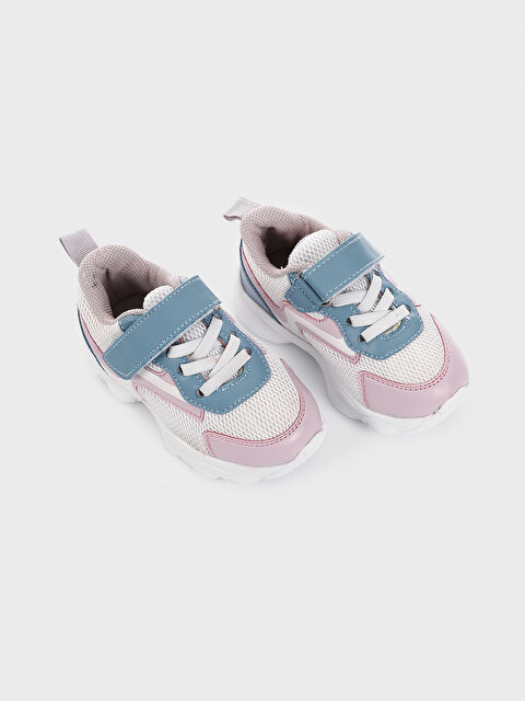 LCW STEPS Baby Girls' Sneakers with Laces & Hook-and-Loop - S5LP18Z1-FDU