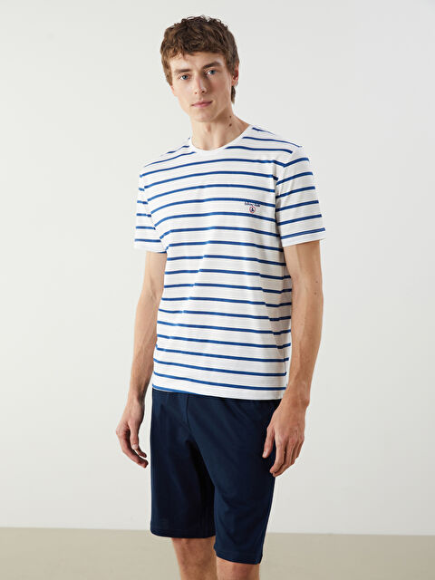 LC WAIKIKI Standart Kalıp Erkek Şortlu Pijama Takımı - S5LP35Z8-LU7