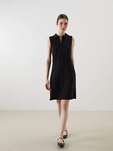 LCWAIKIKI Classic Polo Yaka A Kesim Elbise - S5LP85Z8-CVL