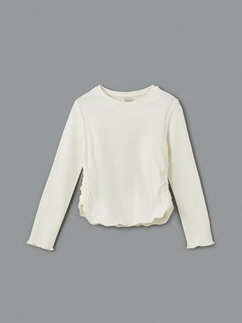 LCW Kids Bisiklet Yaka Kız Çocuk Tişört - S5LQ46Z4-FDW