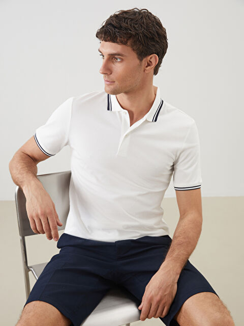 SOUTHBLUE Polo Yaka Kısa Kollu Pike Erkek Tişört - S5LQ62Z8-R9J