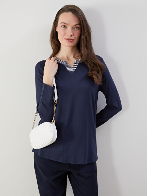 LCW ACCESSORIES Deri Görünümlü Kadın Omuz Çantası - S5LR04Z8-FFB