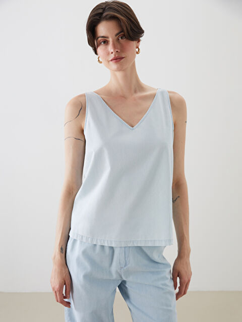 LCWAIKIKI Classic V Yaka Jean Bluz - S5LR12Z8-311