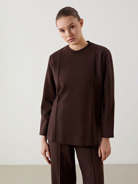 LCW Modest Bisiklet Yaka Kadın Tunik - S5LR25Z8-D2N