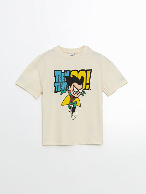 LCW Kids T-shirt Imprimé pour Garçons Teen Titans Go - S5LS19Z1-FDL