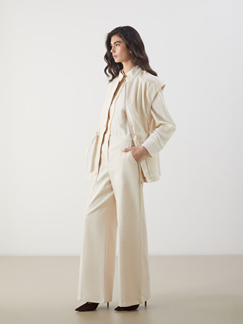 LCW Modest Wideleg Kadın Jean Pantolon - S5LT22Z8-844