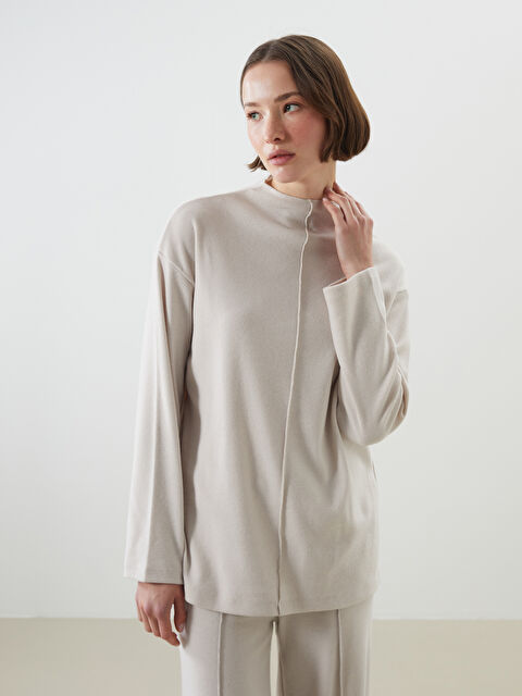 LCWAIKIKI Classic Dik Yaka Kadın Tunik - S5LU55Z8-DDA