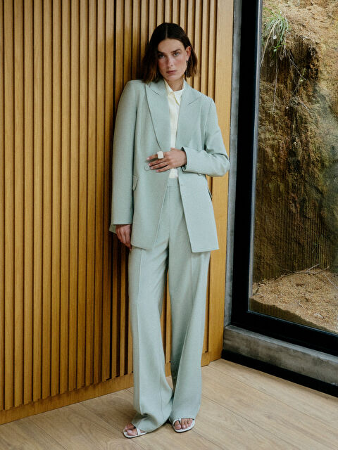 LCW Modest Standart Fit Geniş Paça Kadın Pantolon - S5LV03Z8-GGY