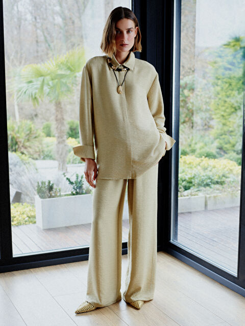 LCW Modest Beli Lastikli Modal Karışımlı Kadın Pantolon - S5LV05Z8-FMD