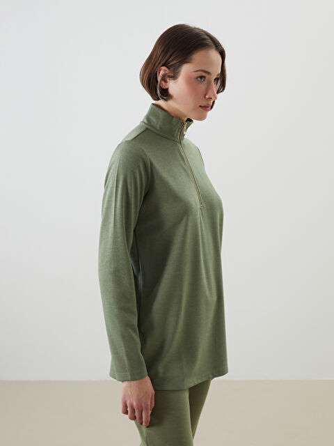 LCWAIKIKI Classic Dik Yaka Kadın Tunik - S5LV52Z8-GUY