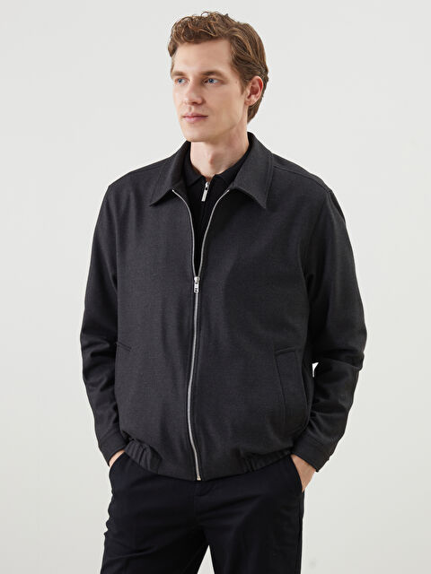 LCW Vision Standart Kalıp Gömlek Yaka Erkek Mont - S5LV68Z8-L8N