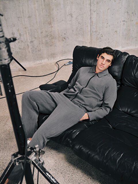 LCW Vision Standart Kalıp Gömlek Yaka Erkek Mont - S5LV69Z8-ZB3