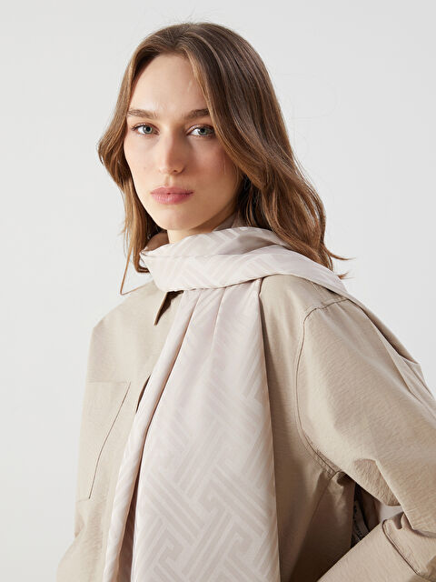 LCW Modest Desenli Kadın Vual Şal - S5LY24Z8-CR8