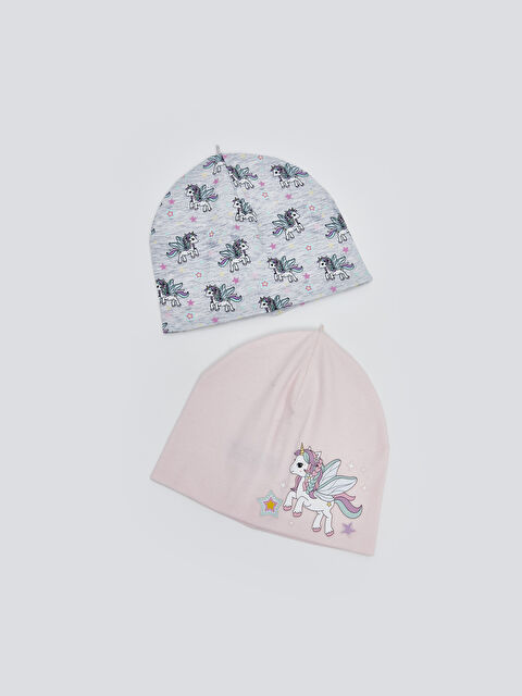 LCW ACCESSORIES Baskılı Kız Çocuk Bere - S5LY85Z4-F9C