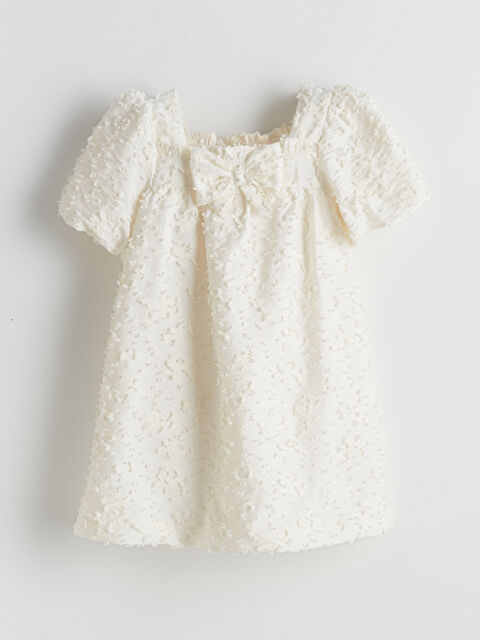 LCW Kids Kurdele Detaylı Kız Çocuk Elbise - S5LY90Z1-DEE