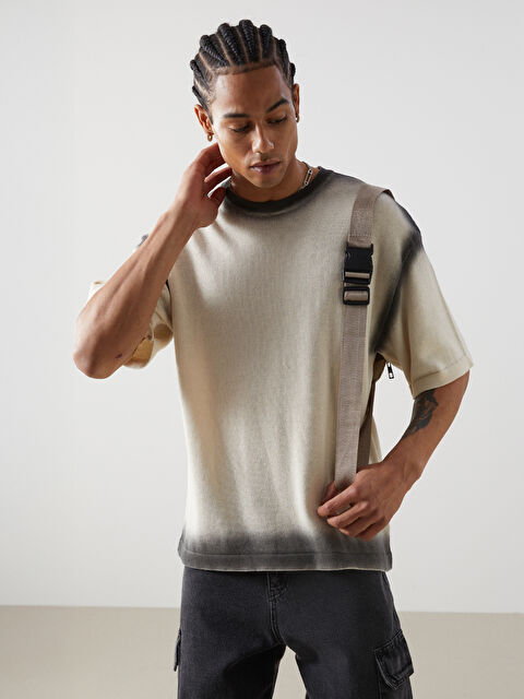 XSIDE Bisiklet Yaka Kısa Kollu Erkek Triko Kazak - S5M020Z8-FEQ