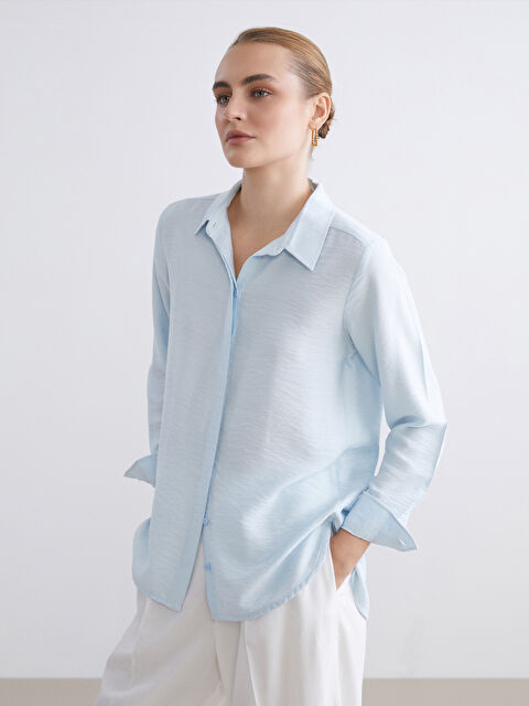 LCW ECO Kaçık Yaka Çiçekli Bluz