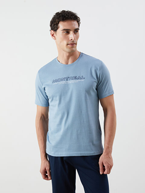 LC WAIKIKI Standart Kalıp Pamuklu Kaprili Pijama Takımı - S5M144Z8-KDW