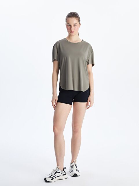 KOOR SPORT Beli Lastikli Kadın Spor Şort Tayt - S5M165Z8-JX2