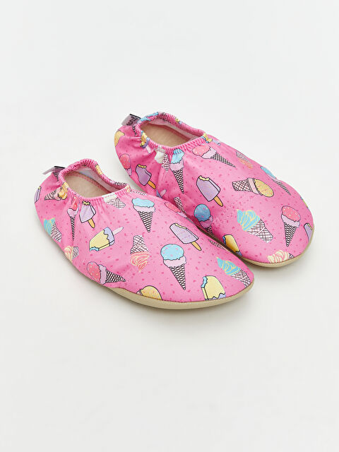 LCW STEPS Baskılı Kız Çocuk Deniz Ayakkabısı - S5M177Z4-LT4