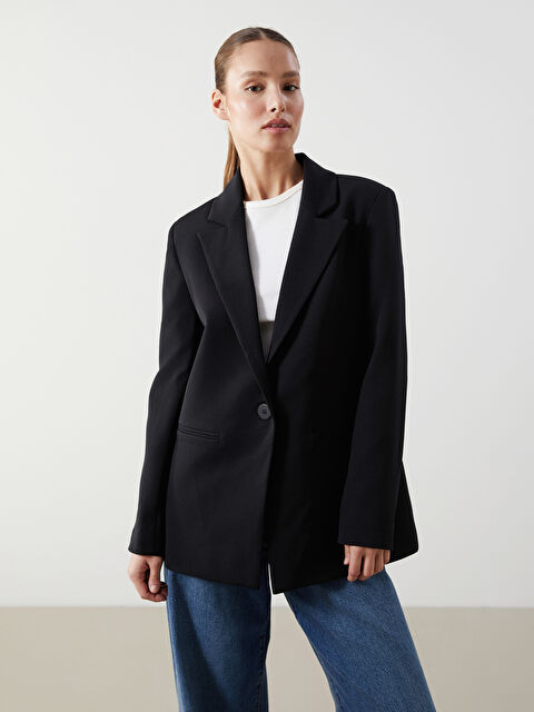 LCWAIKIKI Classic Women's Blazer Jacket - S5M250Z8-CVL