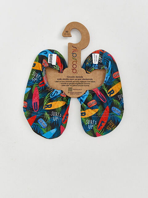 SLIPSTOP Baskılı Erkek Bebek Deniz Ayakkabısı - S5M252Z1-LQJ