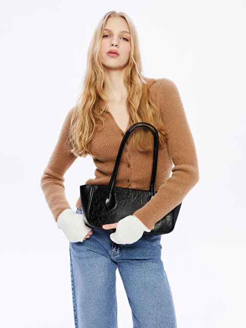 LCW ACCESSORIES Deri Görünümlü Kadın Omuz Çantası - S5M325Z8-CVL