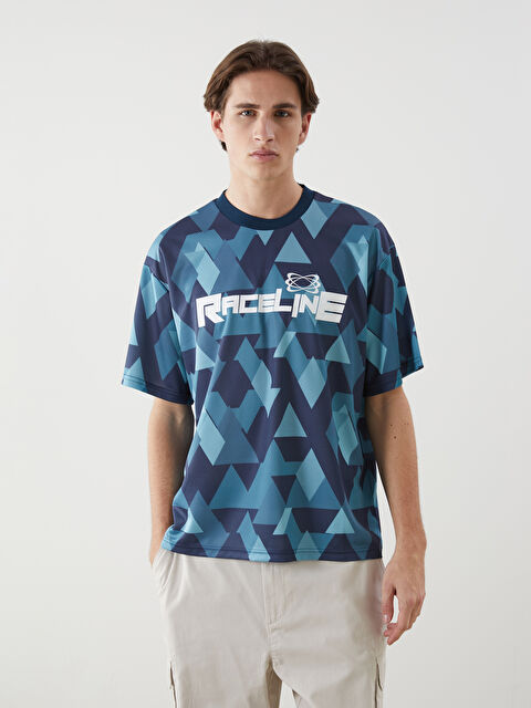 XSIDE Bisiklet Yaka Erkek Spor Tişört - S5M351Z8-R9J