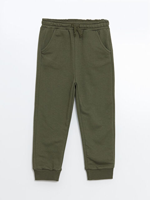 LCW Kids Beli Lastikli Basic Erkek Çocuk Jogger Eşofman Alt - S5M390Z1-GRS
