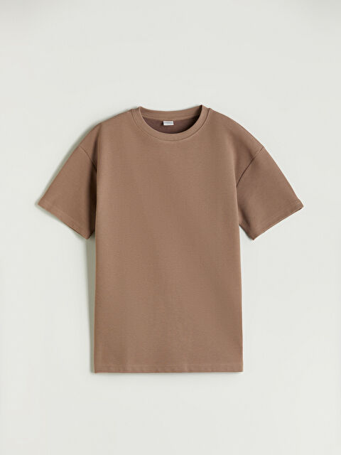 LCW Kids Bisiklet Yaka Basic Erkek Çocuk Tişört - S5M409Z4-H2Q