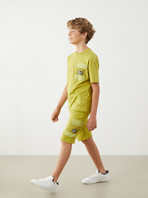 LCW Kids Beli Lastikli Erkek Çocuk Kargo Şort - S5M439Z4-GCQ