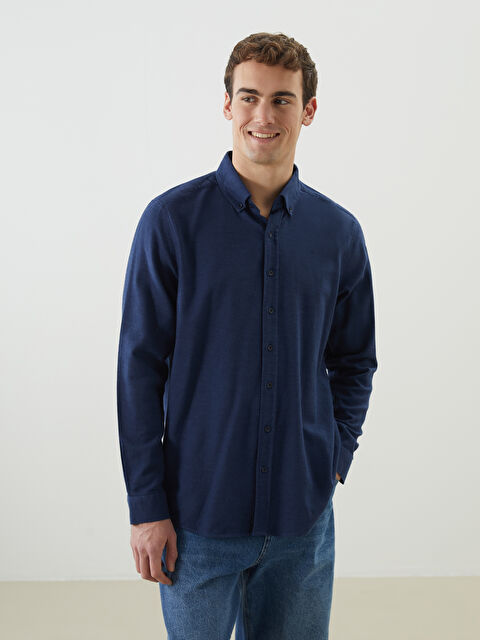 SOUTHBLUE Regular Fit Uzun Kollu Erkek Gömlek - S5M449Z8-RFH