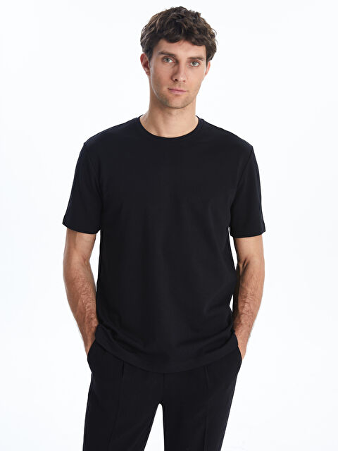 LCWAIKIKI Classic Bisiklet Yaka Erkek Tişört