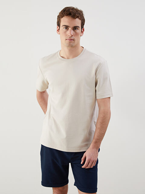 LCWAIKIKI Classic Bisiklet Yaka Erkek Tişört