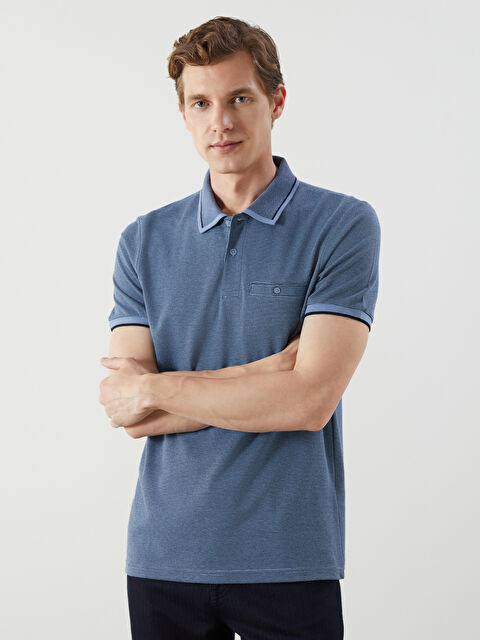 LCWAIKIKI Classic Polo Yaka Erkek Tişört - S5M846Z8-MLC