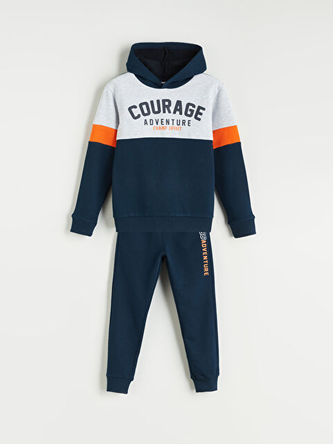 LCW Kids Kapüşonlu Erkek Çocuk Eşofman Takım - S5M925Z4-DWP