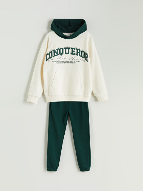 LCW Kids Kapüşonlu Erkek Çocuk Eşofman Takım - S5M934Z4-FDL